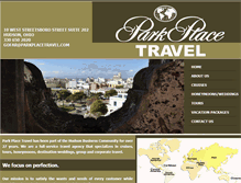 Tablet Screenshot of parkplacetravel.com